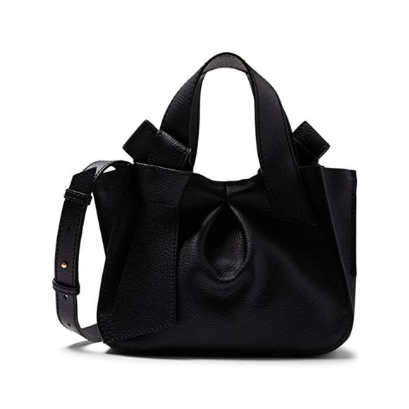 Zac Posen Anthea Mini Shopper Leather Crossbody Black NWT - Picture 6 of 7